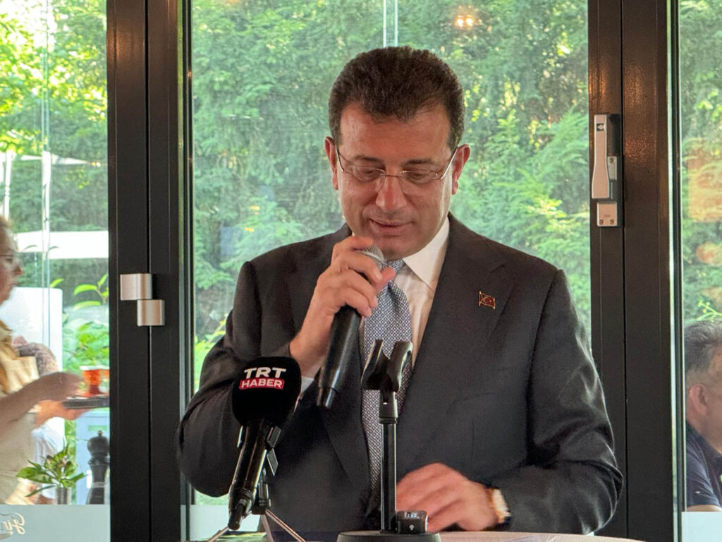 ATİAD empfängt Ekrem İmamoğlu in Düsseldorf