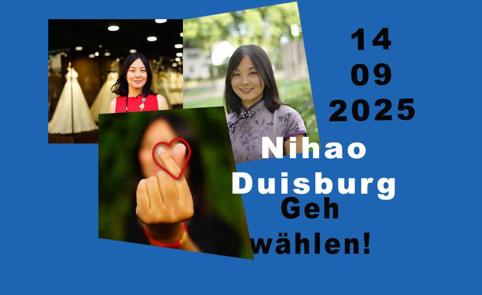 „Nihao – Hallo Duisburg“ – Kai Yu wartet auf Ihre Stimmen