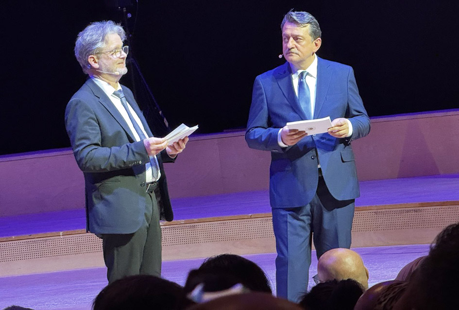 60 Jahre türkisches Generalkonsulat: Mevlana-Abend begeistert Essen- v.Links: Markus Baisch- Ali Bektaş